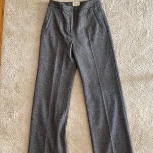 Sezane Martin grey trousers- US 6 Fr 38 wool blend, lined